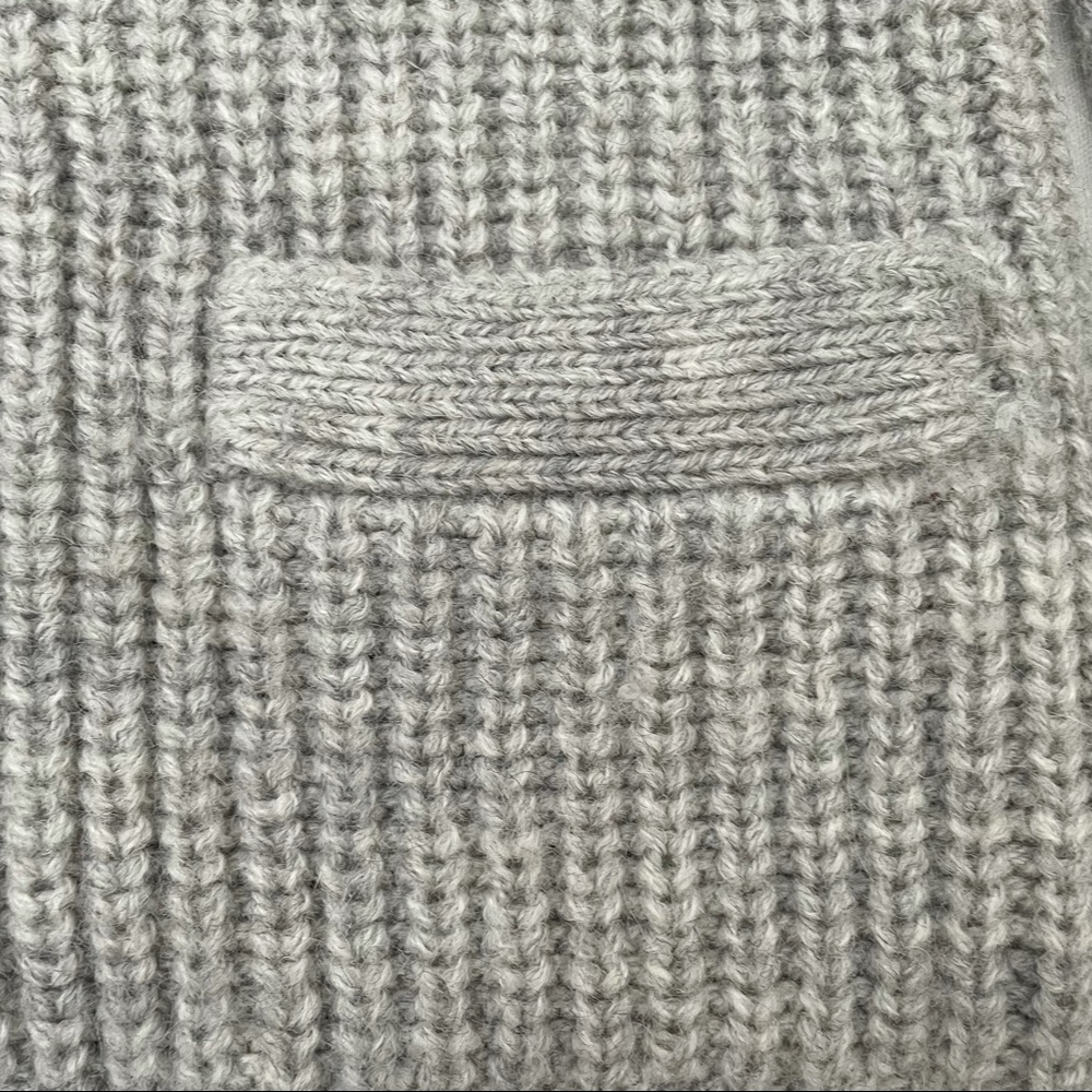 SOLD J. Crew Collared Grey Cardigan - Picture 3 of 6